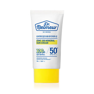 The Face Shop Dr.Belmeur UV Derma Zinc 100 Mineral Sun Cream SPF50+ PA++++ 50ml